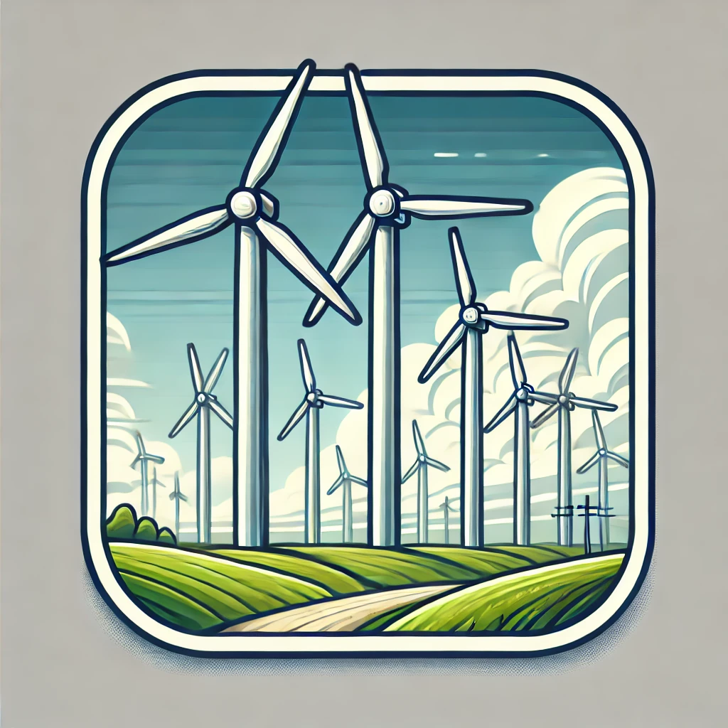 Wind Energy Icon