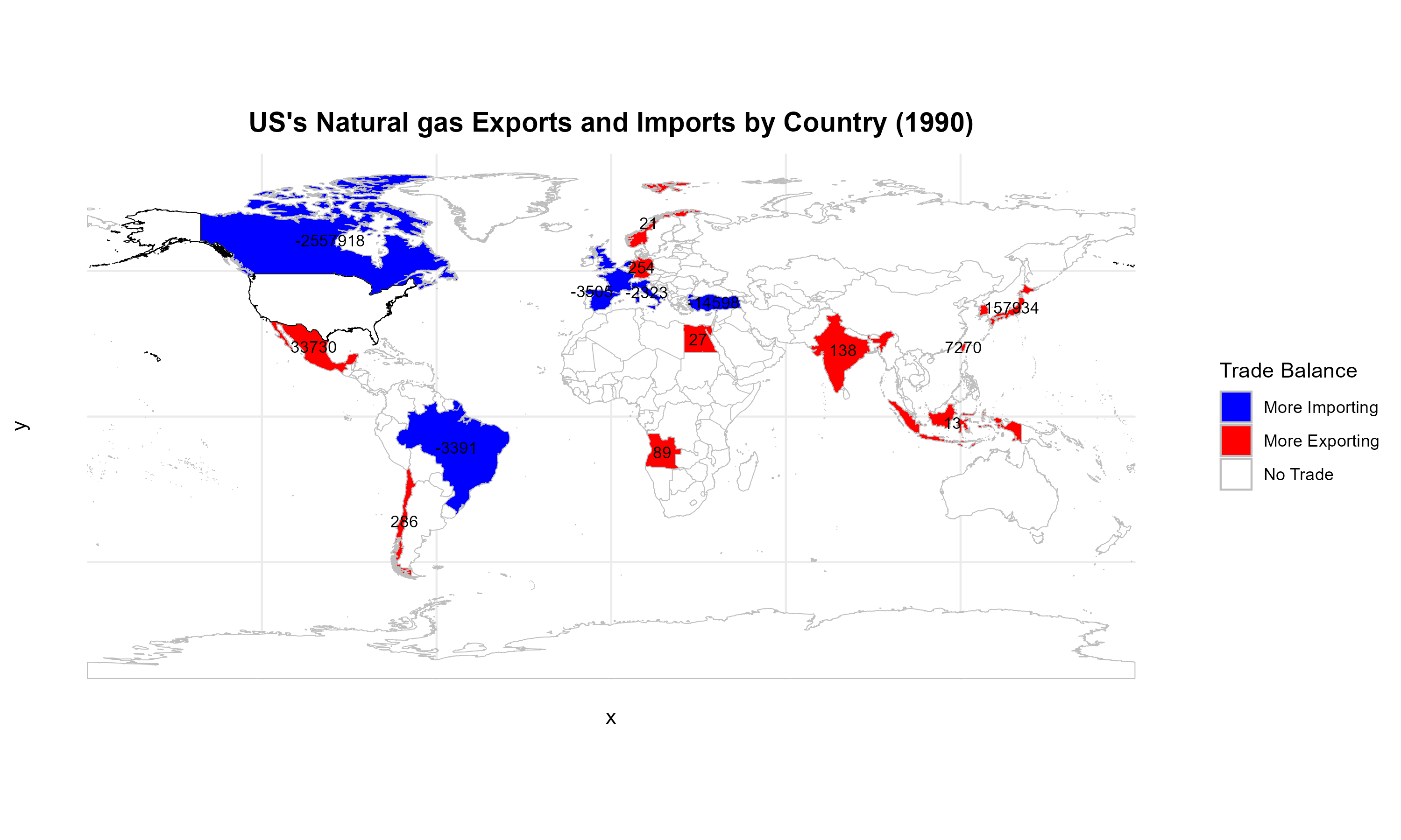 Natural Gas Trade Map